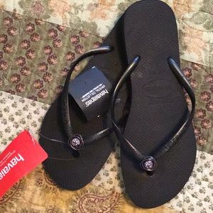 Havaianas crystal collection flip-flops